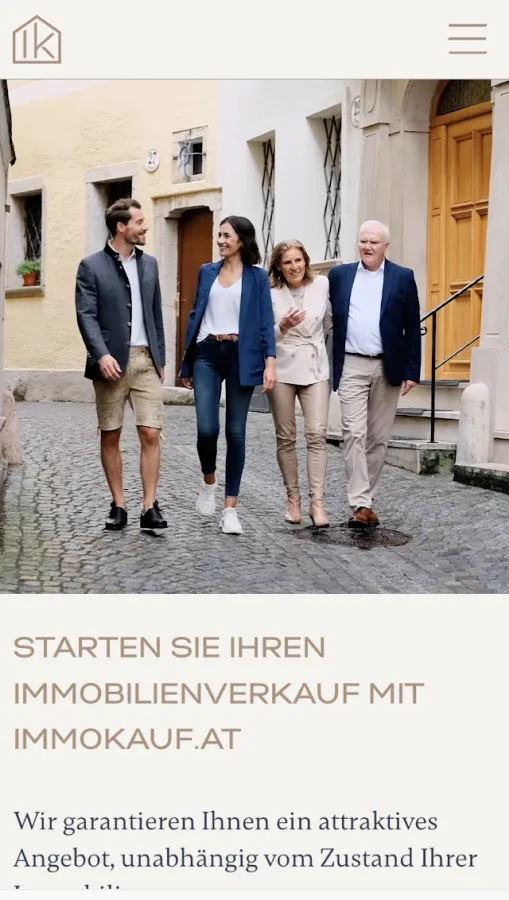 Immokauf.at mobile website by 741.Studio